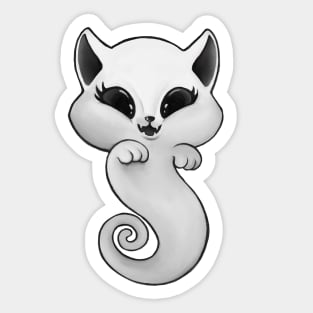 Ghost Kitty Sticker